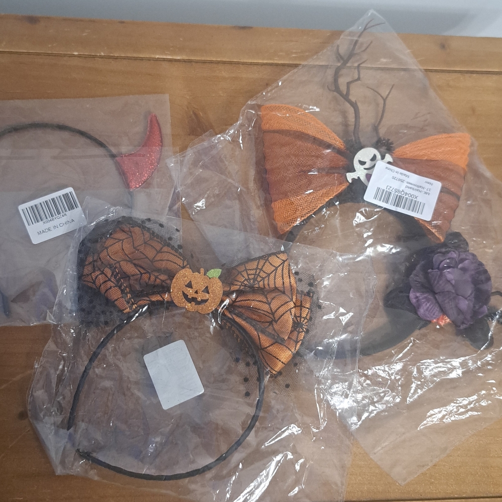 Halloween Themed Headbands Set